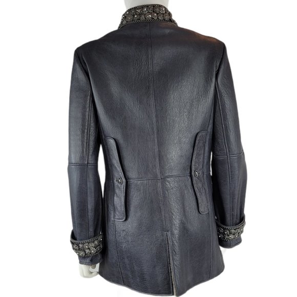 NEW Chanel Lambswool Shearling Leather Jacket/Coat - Picture 5 of 9